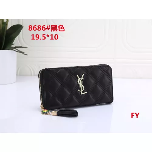 Cheap Yves Saint Laurent YSL Wallets For Women #1273065 Replica Wholesale [$19.00 USD] [ITEM#1273065] on Replica Yves Saint Laurent YSL Wallets