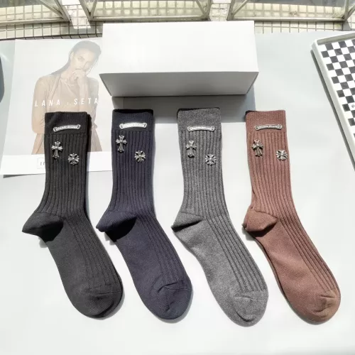 Cheap Chrome Hearts Socks #1273314 Replica Wholesale [$38.00 USD] [ITEM#1273314] on Replica Chrome Hearts Socks