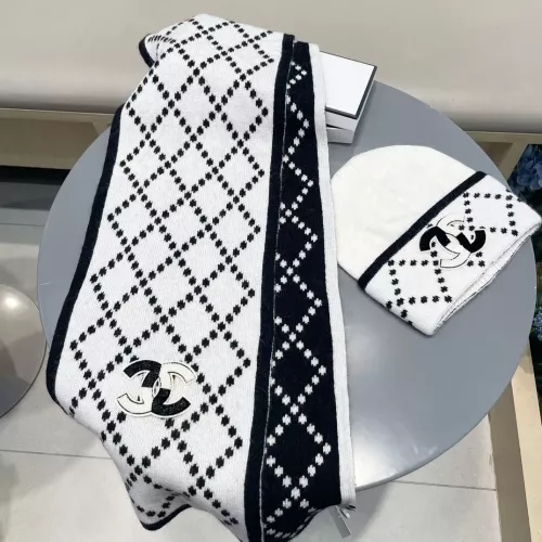 Cheap Chanel Hat and Scarf Set #1273332 Replica Wholesale [$56.00 USD] [ITEM#1273332] on Replica Chanel Hat and Scarf and Glove Set