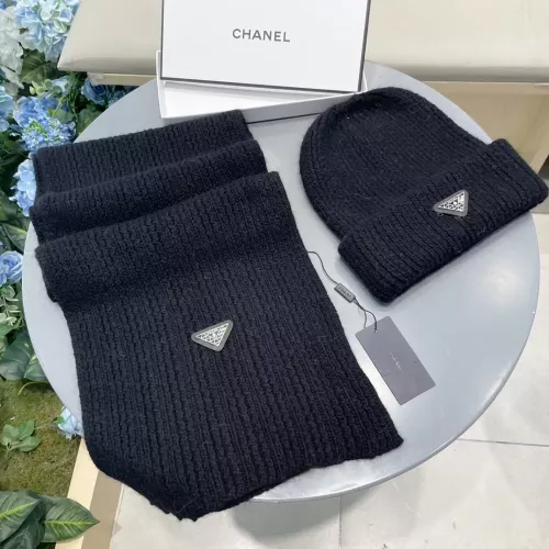 Cheap Prada Hat and Scarf Set #1273341 Replica Wholesale [$60.00 USD] [ITEM#1273341] on Replica Prada Hat and Scarf and Glove Set