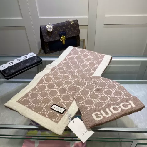 Cheap Gucci Hat and Scarf Set #1273348 Replica Wholesale [$48.00 USD] [ITEM#1273348] on Replica Gucci Hat and Scarf and Glove Set