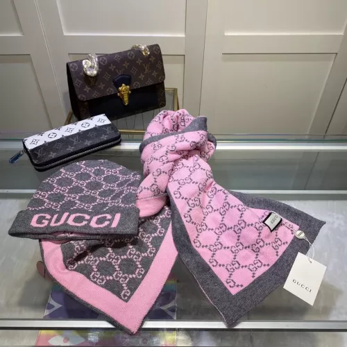 Cheap Gucci Hat and Scarf Set #1273350 Replica Wholesale [$48.00 USD] [ITEM#1273350] on Replica Gucci Hat and Scarf and Glove Set