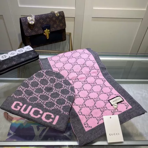 Cheap Gucci Hat and Scarf Set #1273350 Replica Wholesale [$48.00 USD] [ITEM#1273350] on Replica Gucci Hat and Scarf and Glove Set