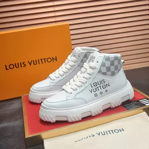 Cheap Louis Vuitton High Tops Shoes For Men #1273485 Replica Wholesale [$105.00 USD] [ITEM#1273485] on Replica Louis Vuitton High Tops Shoes