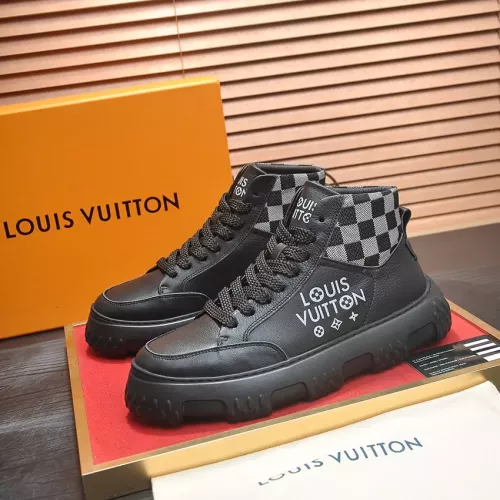 Cheap Louis Vuitton High Tops Shoes For Men #1273487 Replica Wholesale [$105.00 USD] [ITEM#1273487] on Replica Louis Vuitton High Tops Shoes