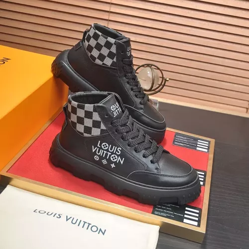 Cheap Louis Vuitton High Tops Shoes For Men #1273487 Replica Wholesale [$105.00 USD] [ITEM#1273487] on Replica Louis Vuitton High Tops Shoes