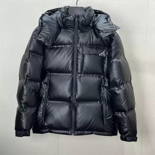 Cheap Prada Down Feather Coat Long Sleeved For Men #1273508 Replica Wholesale [$182.00 USD] [ITEM#1273508] on Replica Prada Down Feather Coat