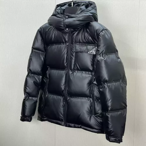 Cheap Prada Down Feather Coat Long Sleeved For Men #1273508 Replica Wholesale [$182.00 USD] [ITEM#1273508] on Replica Prada Down Feather Coat