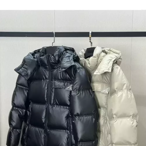 Cheap Prada Down Feather Coat Long Sleeved For Men #1273508 Replica Wholesale [$182.00 USD] [ITEM#1273508] on Replica Prada Down Feather Coat