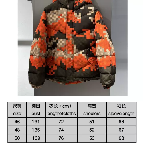 Cheap Louis Vuitton LV Down Feather Coat Long Sleeved For Men #1273538 Replica Wholesale [$192.00 USD] [ITEM#1273538] on Replica Louis Vuitton LV Down Feather Coat