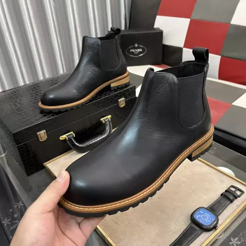 Cheap Prada Boots For Men #1273573 Replica Wholesale [$100.00 USD] [ITEM#1273573] on Replica Prada Boots