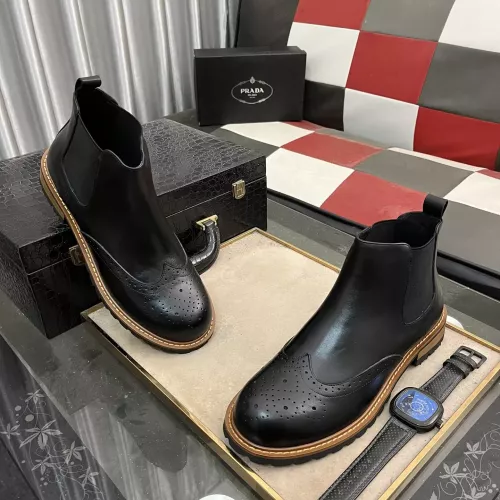 Cheap Prada Boots For Men #1273575 Replica Wholesale [$100.00 USD] [ITEM#1273575] on Replica Prada Boots