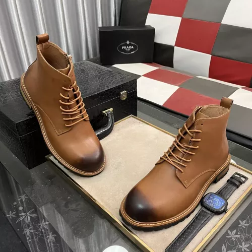 Cheap Prada Boots For Men #1273578 Replica Wholesale [$100.00 USD] [ITEM#1273578] on Replica Prada Boots