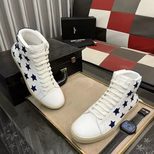 Cheap Yves Saint Laurent YSL High Tops Shoes For Men #1273664 Replica Wholesale [$98.00 USD] [ITEM#1273664] on Replica Yves Saint Laurent YSL High Tops Shoes