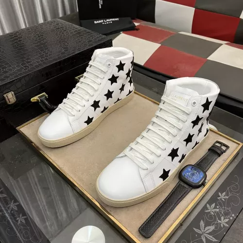 Cheap Yves Saint Laurent YSL High Tops Shoes For Men #1273665 Replica Wholesale [$98.00 USD] [ITEM#1273665] on Replica Yves Saint Laurent YSL High Tops Shoes