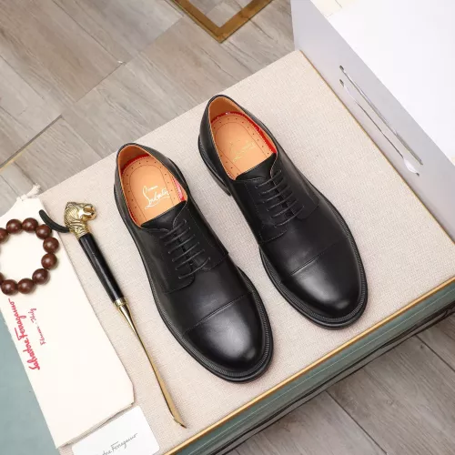 Cheap Christian Louboutin Leather Shoes For Men #1273682 Replica Wholesale [$140.00 USD] [ITEM#1273682] on Replica Christian Louboutin Leather Shoes