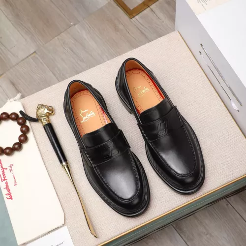 Cheap Christian Louboutin Leather Shoes For Men #1273689 Replica Wholesale [$140.00 USD] [ITEM#1273689] on Replica Christian Louboutin Leather Shoes