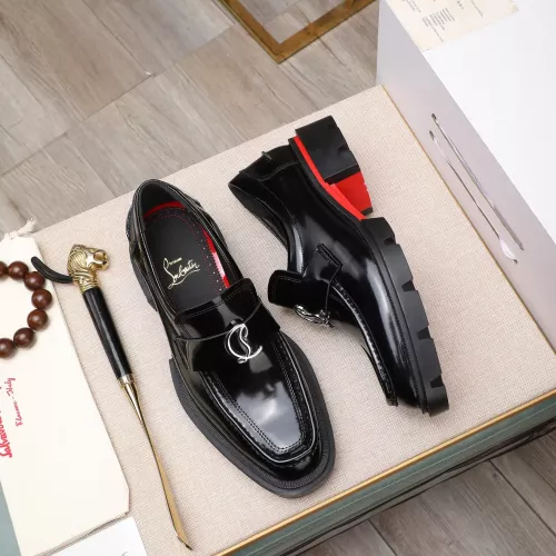 Cheap Christian Louboutin Leather Shoes For Men #1273691 Replica Wholesale [$150.00 USD] [ITEM#1273691] on Replica Christian Louboutin Leather Shoes