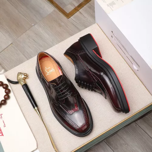 Cheap Christian Louboutin Leather Shoes For Men #1273692 Replica Wholesale [$150.00 USD] [ITEM#1273692] on Replica Christian Louboutin Leather Shoes