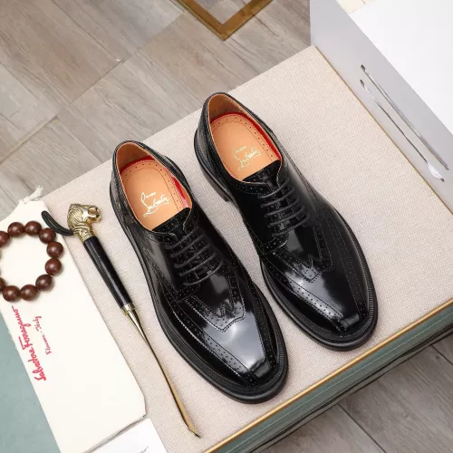 Cheap Christian Louboutin Leather Shoes For Men #1273693 Replica Wholesale [$150.00 USD] [ITEM#1273693] on Replica Christian Louboutin Leather Shoes