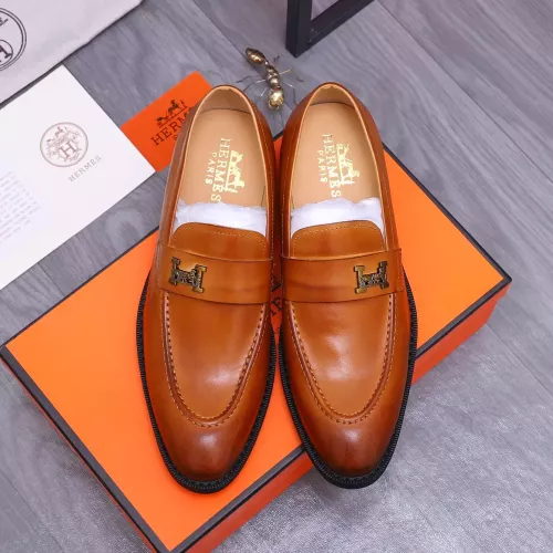 Cheap Hermes Leather Shoes For Men #1273694 Replica Wholesale [$85.00 USD] [ITEM#1273694] on Replica Hermes Leather Shoes