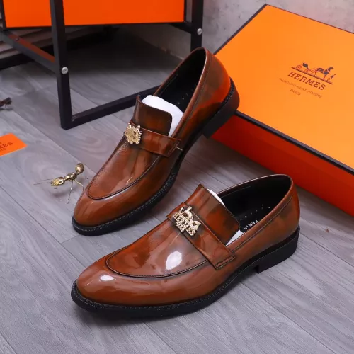 Cheap Hermes Leather Shoes For Men #1273696 Replica Wholesale [$85.00 USD] [ITEM#1273696] on Replica Hermes Leather Shoes