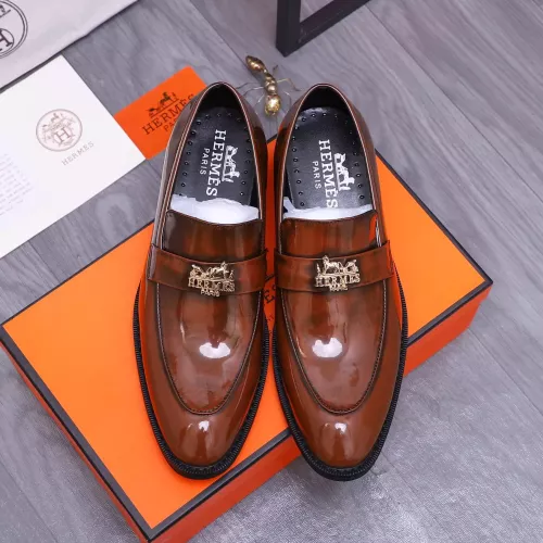 Cheap Hermes Leather Shoes For Men #1273696 Replica Wholesale [$85.00 USD] [ITEM#1273696] on Replica Hermes Leather Shoes