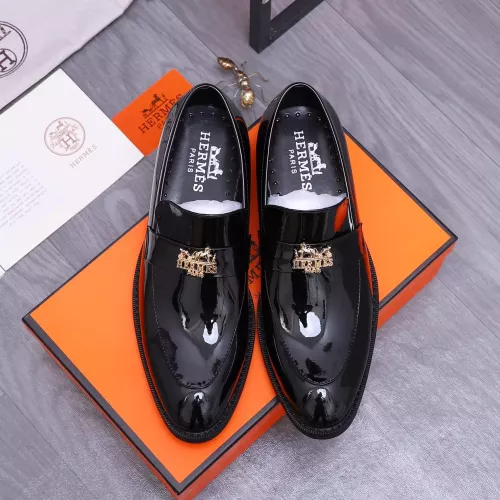 Cheap Hermes Leather Shoes For Men #1273697 Replica Wholesale [$85.00 USD] [ITEM#1273697] on Replica Hermes Leather Shoes