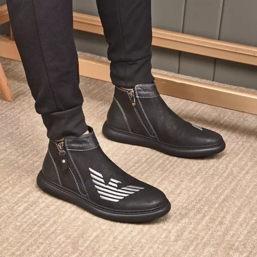 Cheap Armani Boots For Men #1273716 Replica Wholesale [$85.00 USD] [ITEM#1273716] on Replica Armani Boots