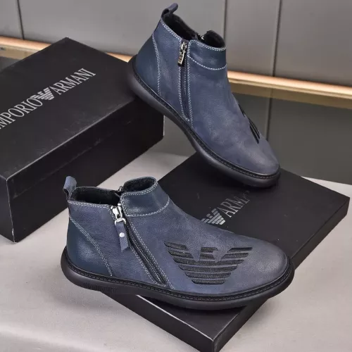 Cheap Armani Boots For Men #1273718 Replica Wholesale [$85.00 USD] [ITEM#1273718] on Replica Armani Boots