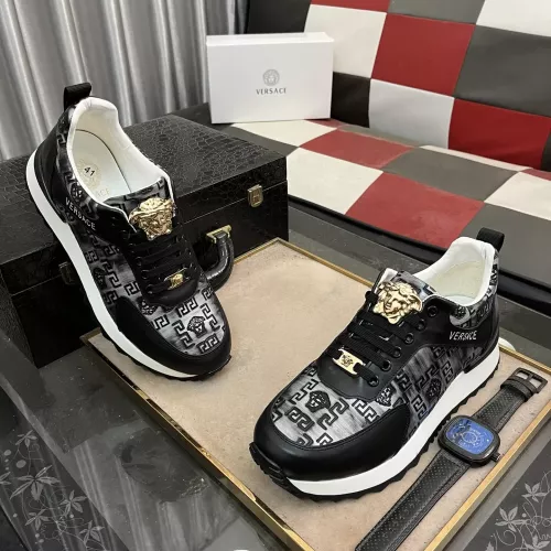 Cheap Versace Casual Shoes For Men #1273729 Replica Wholesale [$85.00 USD] [ITEM#1273729] on Replica Versace Casual Shoes