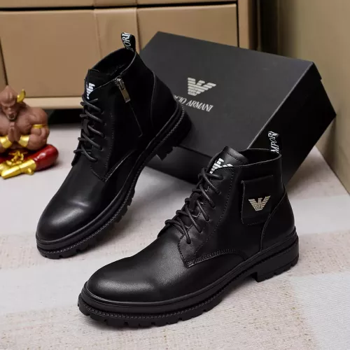 Cheap Armani Boots For Men #1273741 Replica Wholesale [$82.00 USD] [ITEM#1273741] on Replica Armani Boots