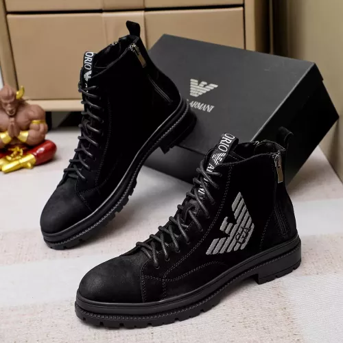 Cheap Armani Boots For Men #1273742 Replica Wholesale [$82.00 USD] [ITEM#1273742] on Replica Armani Boots