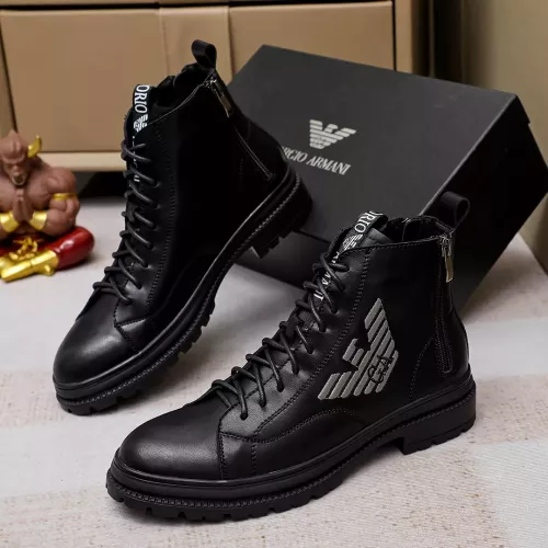 Cheap Armani Boots For Men #1273745 Replica Wholesale [$82.00 USD] [ITEM#1273745] on Replica Armani Boots