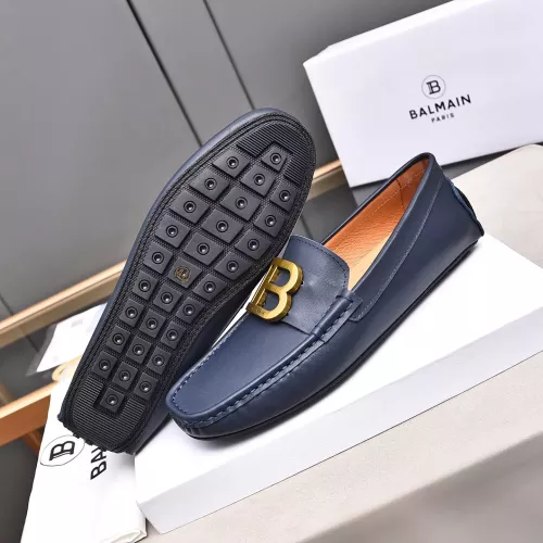 Cheap Balmain Leather Shoes For Men #1273757 Replica Wholesale [$76.00 USD] [ITEM#1273757] on Replica Balmain Leather Shoes