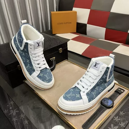 Cheap Louis Vuitton High Tops Shoes For Men #1273795 Replica Wholesale [$80.00 USD] [ITEM#1273795] on Replica Louis Vuitton High Tops Shoes