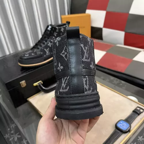 Cheap Louis Vuitton High Tops Shoes For Men #1273797 Replica Wholesale [$80.00 USD] [ITEM#1273797] on Replica Louis Vuitton High Tops Shoes