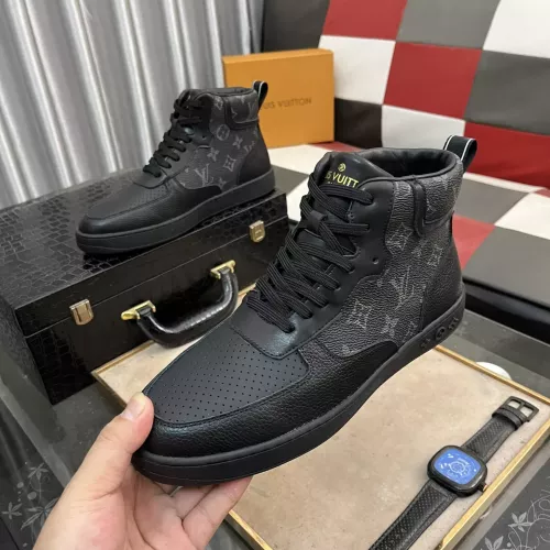 Cheap Louis Vuitton High Tops Shoes For Men #1273809 Replica Wholesale [$80.00 USD] [ITEM#1273809] on Replica Louis Vuitton High Tops Shoes