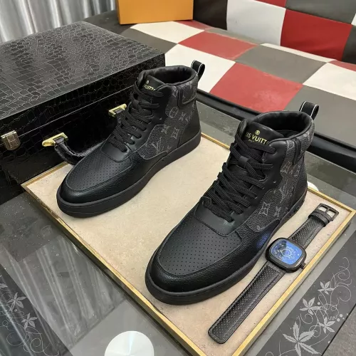 Cheap Louis Vuitton High Tops Shoes For Men #1273809 Replica Wholesale [$80.00 USD] [ITEM#1273809] on Replica Louis Vuitton High Tops Shoes