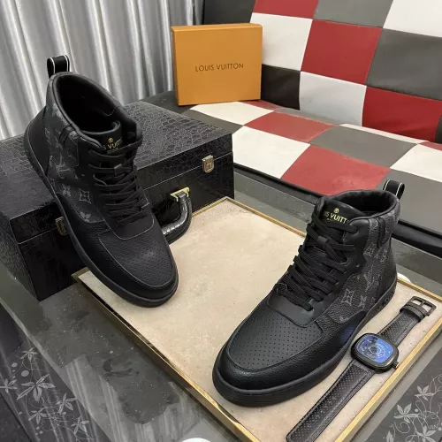 Cheap Louis Vuitton High Tops Shoes For Men #1273809 Replica Wholesale [$80.00 USD] [ITEM#1273809] on Replica Louis Vuitton High Tops Shoes