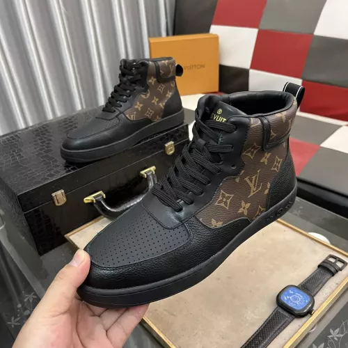 Cheap Louis Vuitton High Tops Shoes For Men #1273810 Replica Wholesale [$80.00 USD] [ITEM#1273810] on Replica Louis Vuitton High Tops Shoes