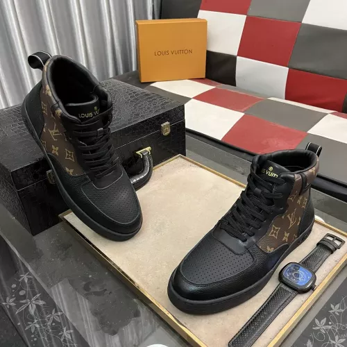 Cheap Louis Vuitton High Tops Shoes For Men #1273810 Replica Wholesale [$80.00 USD] [ITEM#1273810] on Replica Louis Vuitton High Tops Shoes