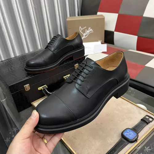 Cheap Christian Louboutin Leather Shoes For Men #1273840 Replica Wholesale [$135.00 USD] [ITEM#1273840] on Replica Christian Louboutin Leather Shoes