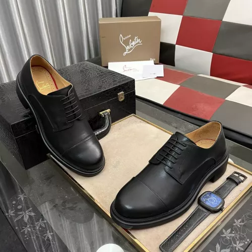 Cheap Christian Louboutin Leather Shoes For Men #1273840 Replica Wholesale [$135.00 USD] [ITEM#1273840] on Replica Christian Louboutin Leather Shoes