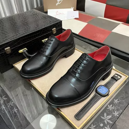 Cheap Christian Louboutin Leather Shoes For Men #1273841 Replica Wholesale [$135.00 USD] [ITEM#1273841] on Replica Christian Louboutin Leather Shoes