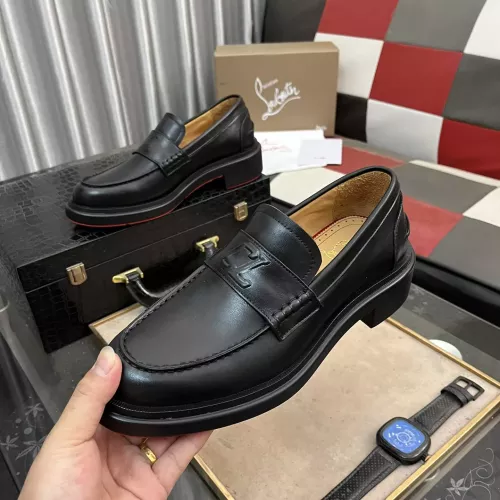 Cheap Christian Louboutin Leather Shoes For Men #1273843 Replica Wholesale [$135.00 USD] [ITEM#1273843] on Replica Christian Louboutin Leather Shoes