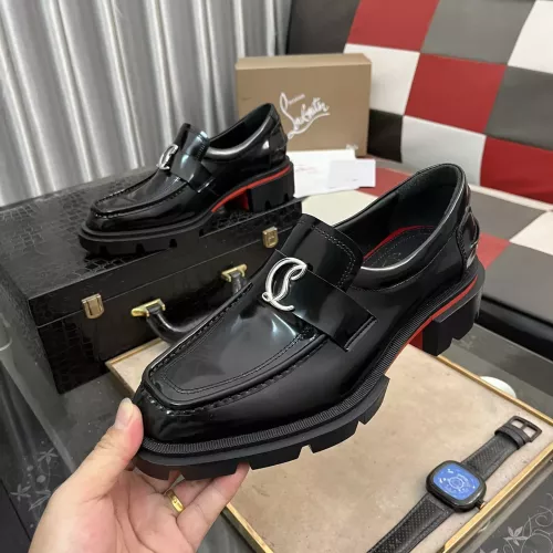 Cheap Christian Louboutin Leather Shoes For Men #1273848 Replica Wholesale [$145.00 USD] [ITEM#1273848] on Replica Christian Louboutin Leather Shoes