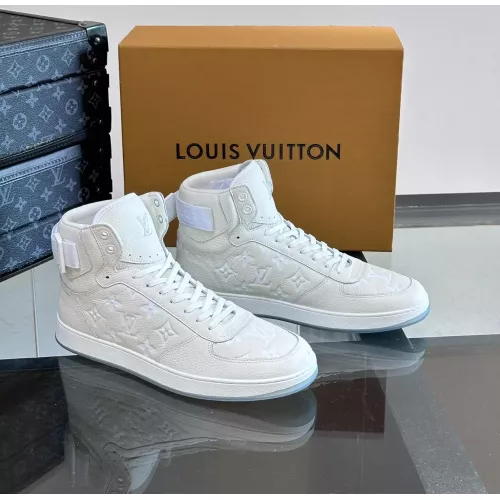 Cheap Louis Vuitton High Tops Shoes For Men #1273916 Replica Wholesale [$80.00 USD] [ITEM#1273916] on Replica Louis Vuitton High Tops Shoes