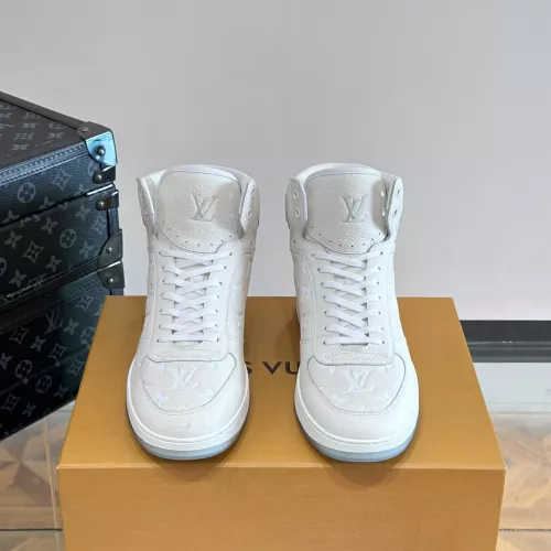 Cheap Louis Vuitton High Tops Shoes For Men #1273916 Replica Wholesale [$80.00 USD] [ITEM#1273916] on Replica Louis Vuitton High Tops Shoes