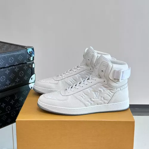 Cheap Louis Vuitton High Tops Shoes For Men #1273916 Replica Wholesale [$80.00 USD] [ITEM#1273916] on Replica Louis Vuitton High Tops Shoes